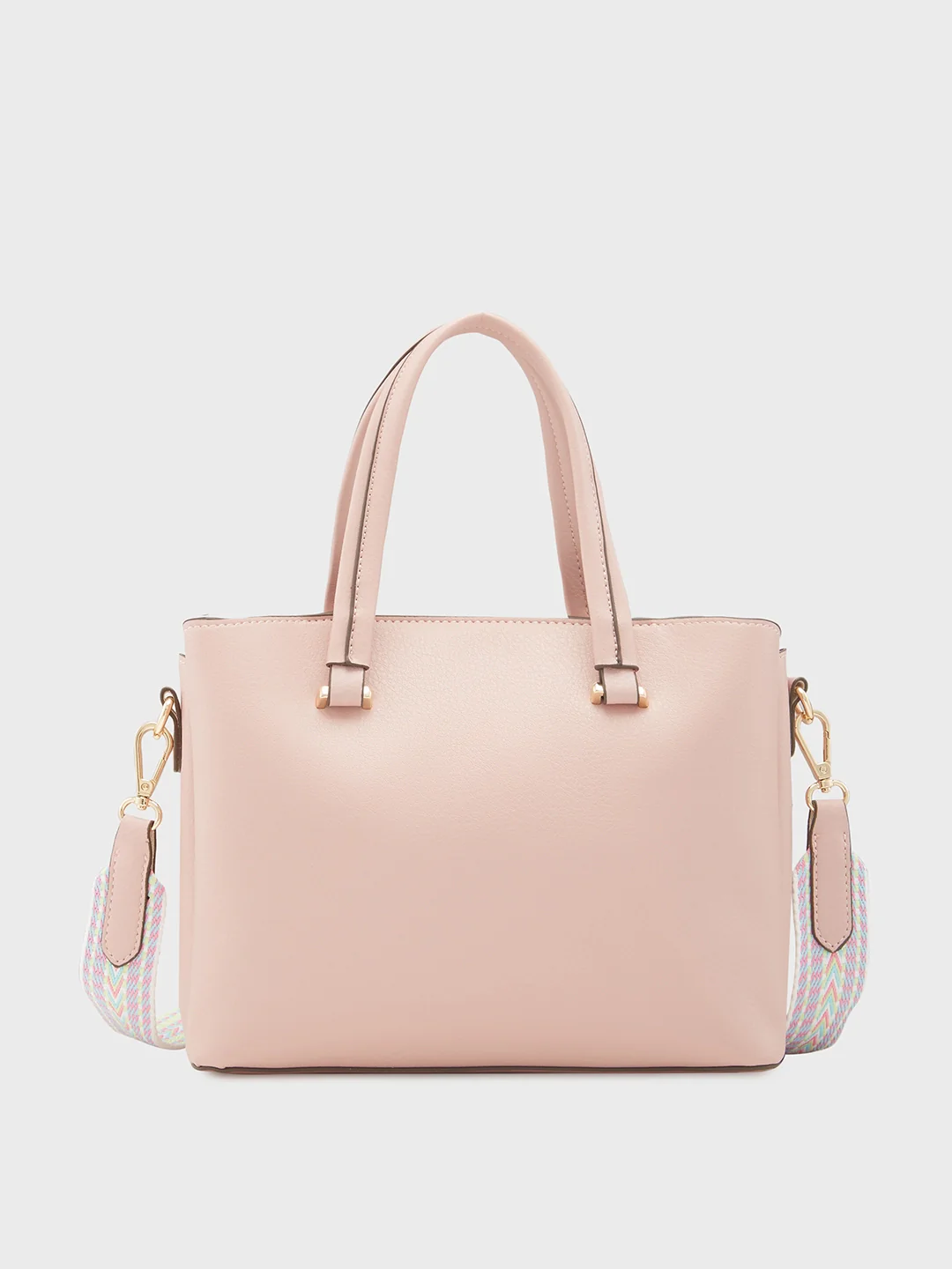 Caprese Rey Medium Blush Satchel Bag - Image 6