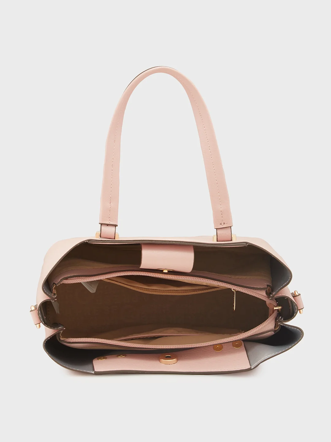 Caprese Rey Medium Blush Satchel Bag - Image 7