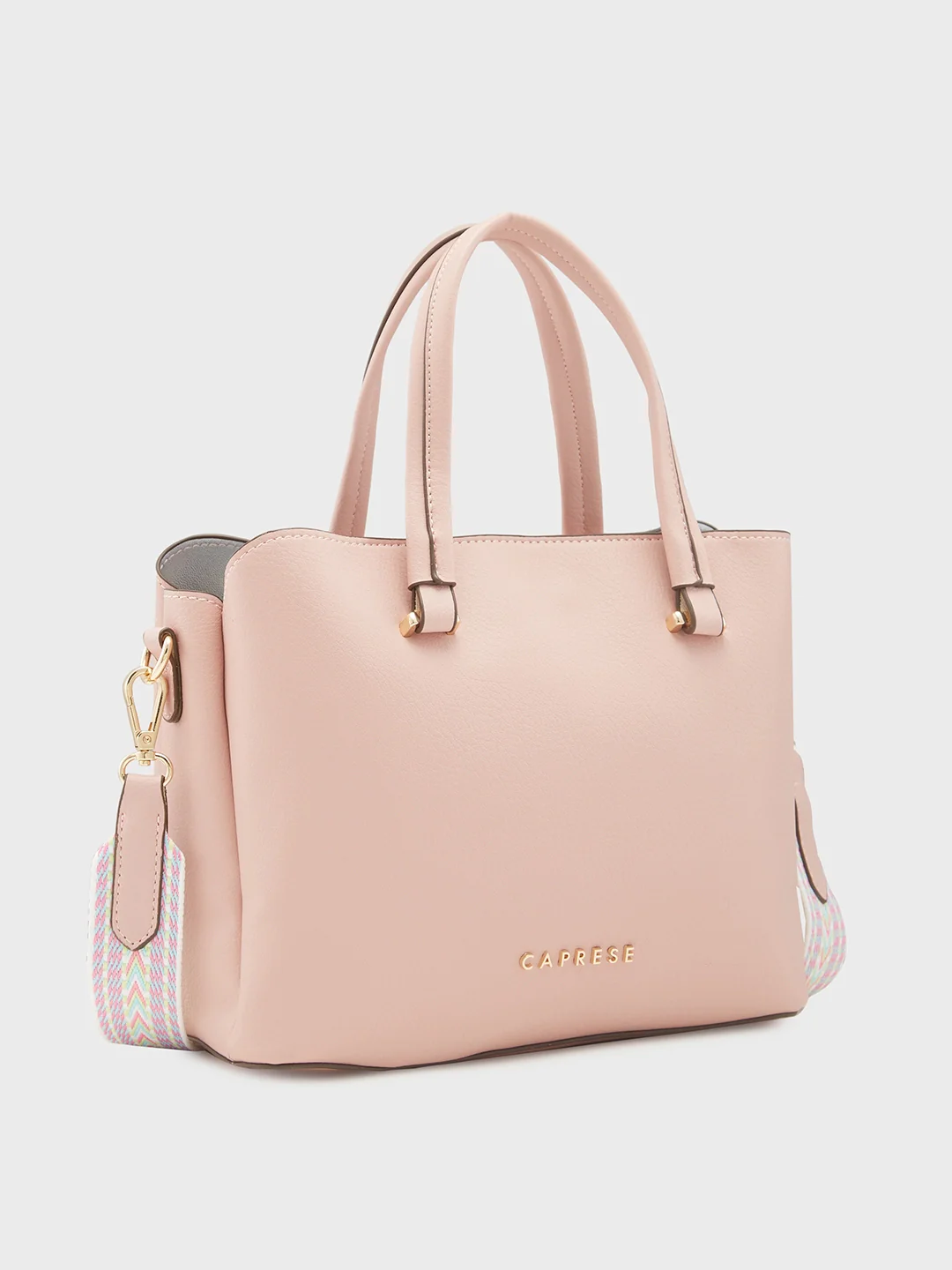 Caprese Rey Medium Blush Satchel Bag - Image 8
