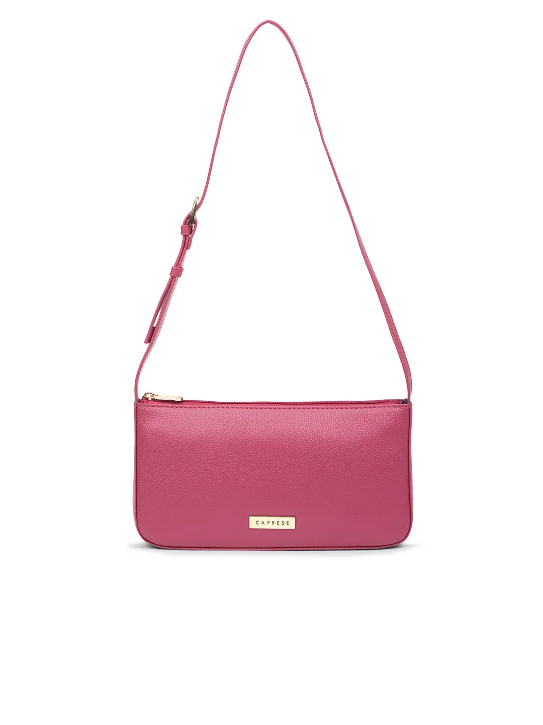 Caprese Rhea Medium Fuchsia Pink Baguette Bag