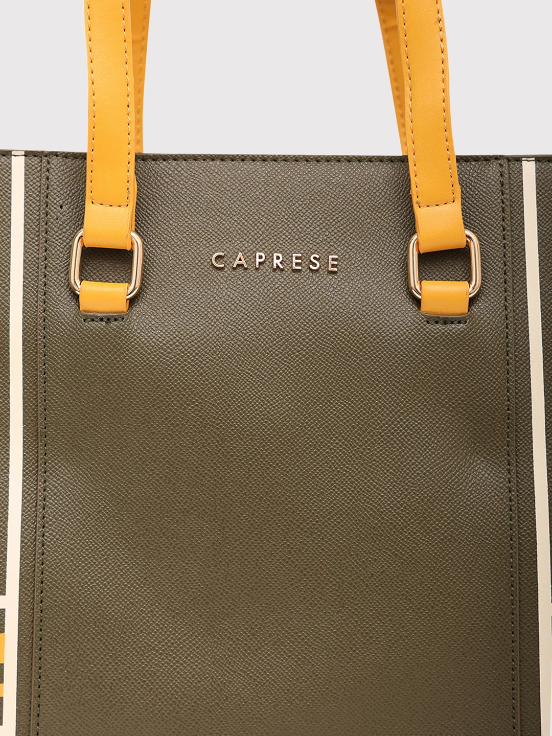 Caprese Riga Large Olive Tote Bag - Image 10
