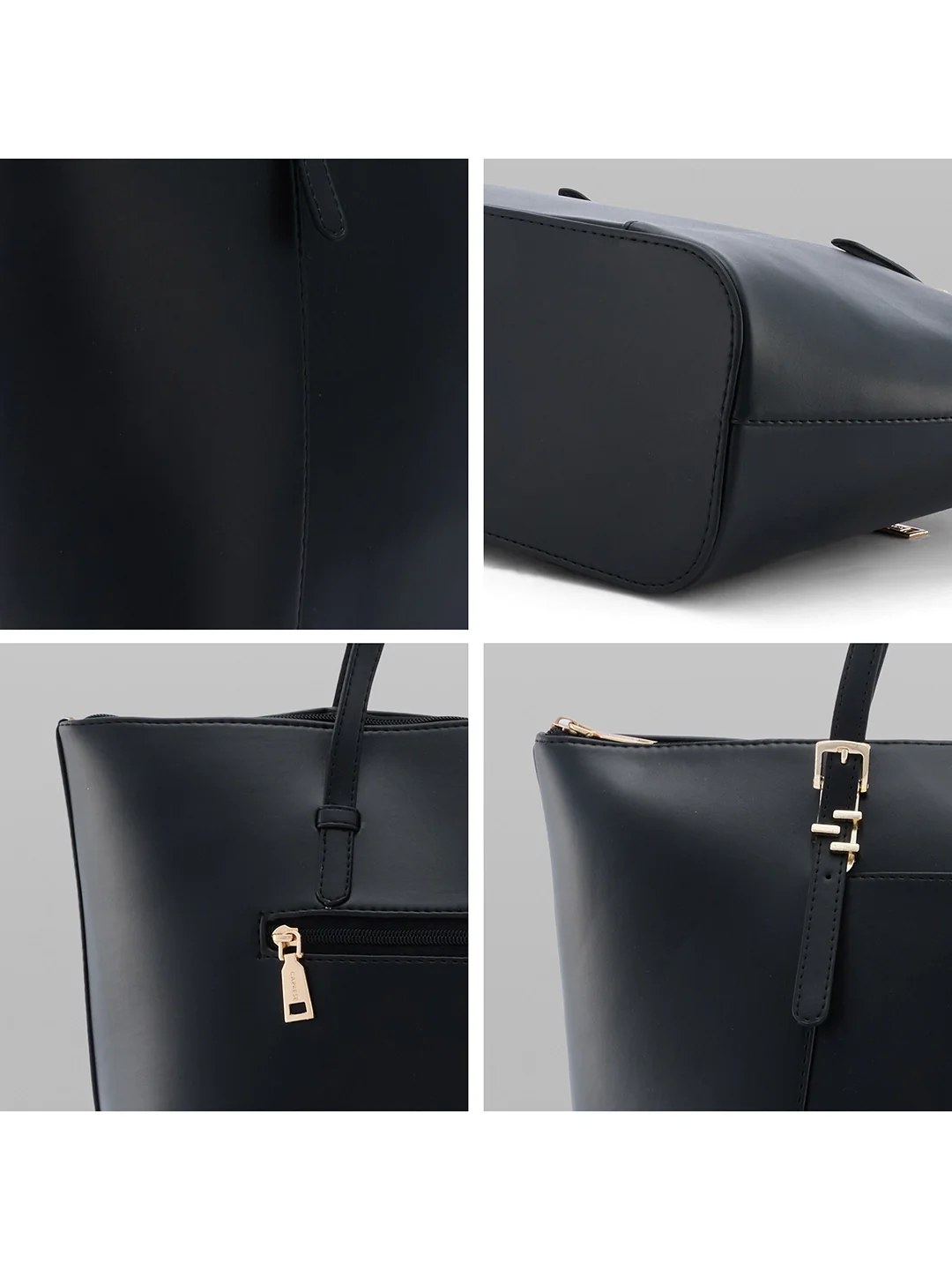 Caprese Rihanna Large Black Tote Bag - Image 7