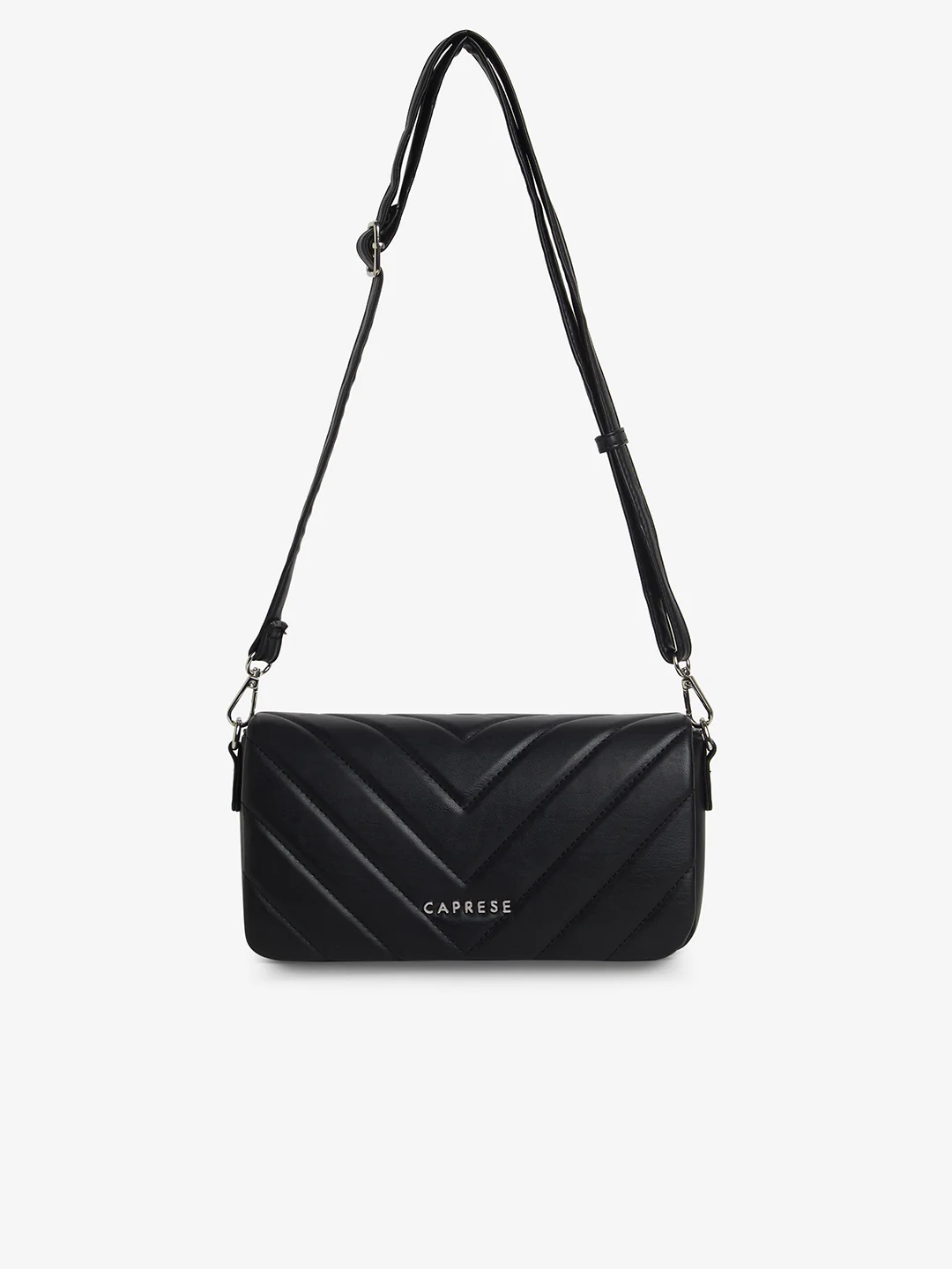 Caprese Riko Large Black Sling Bag - Image 4