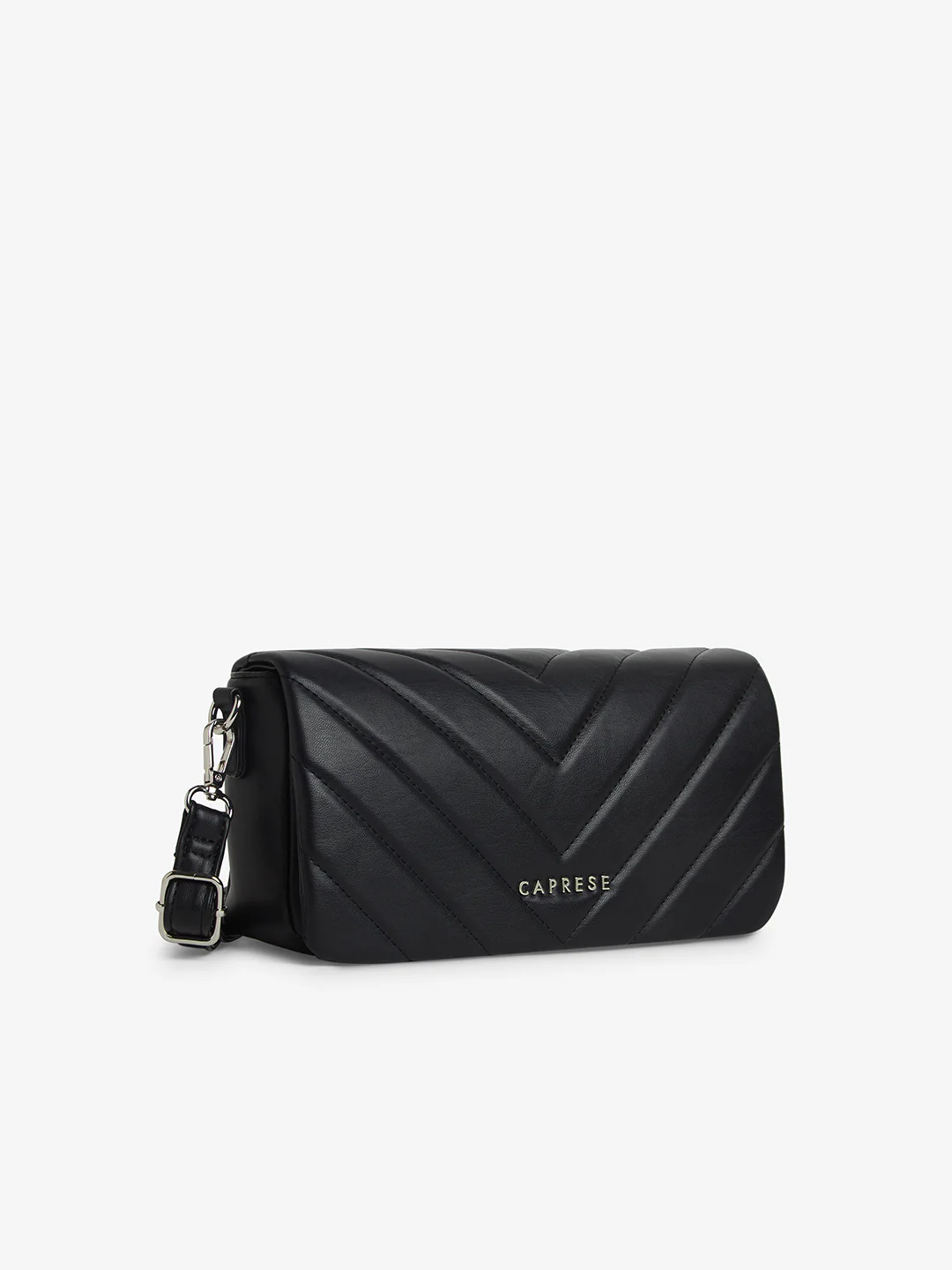 Caprese Riko Large Black Sling Bag - Image 5