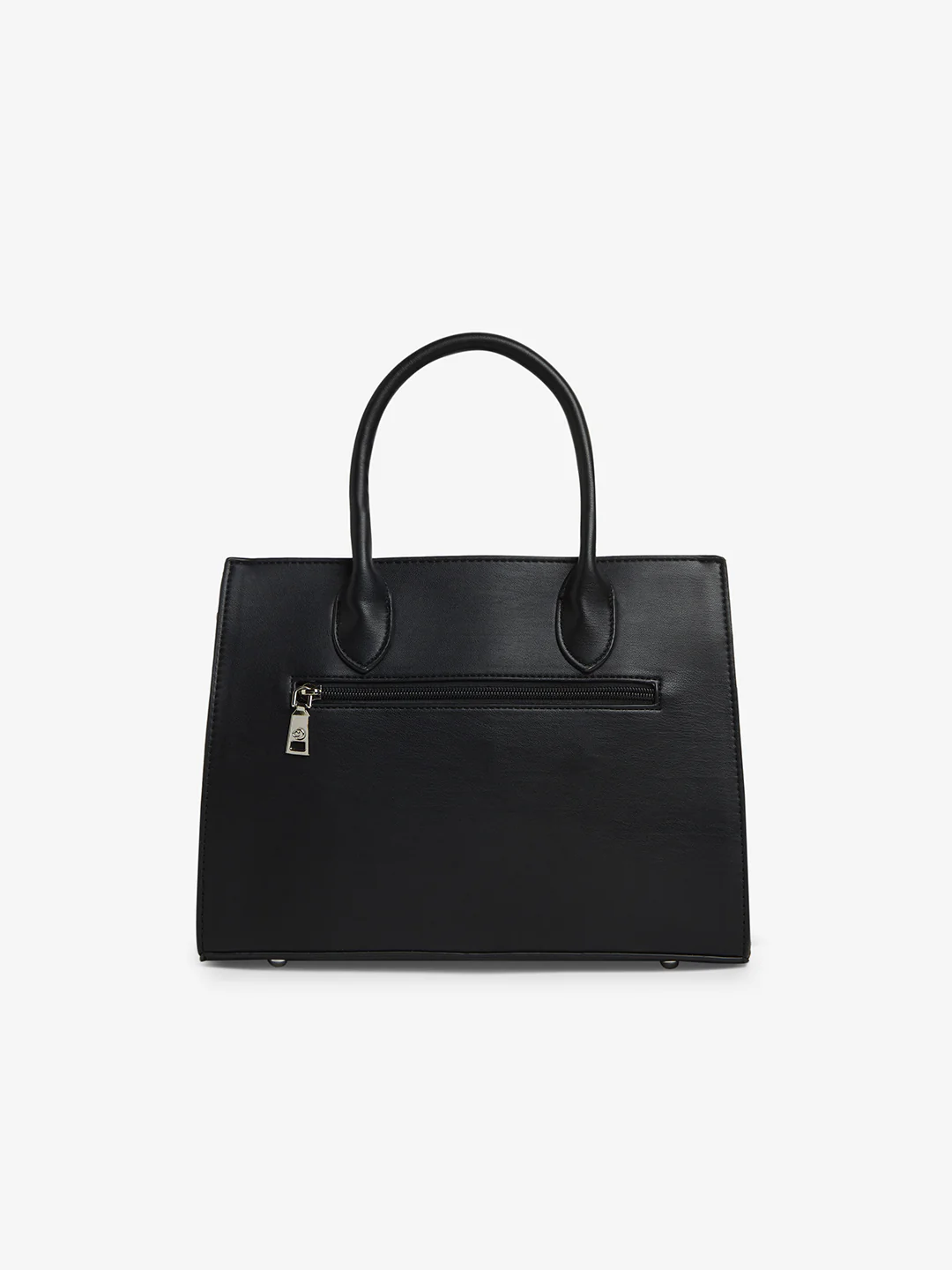 Caprese Riko Medium Black Satchel Bag - Image 5