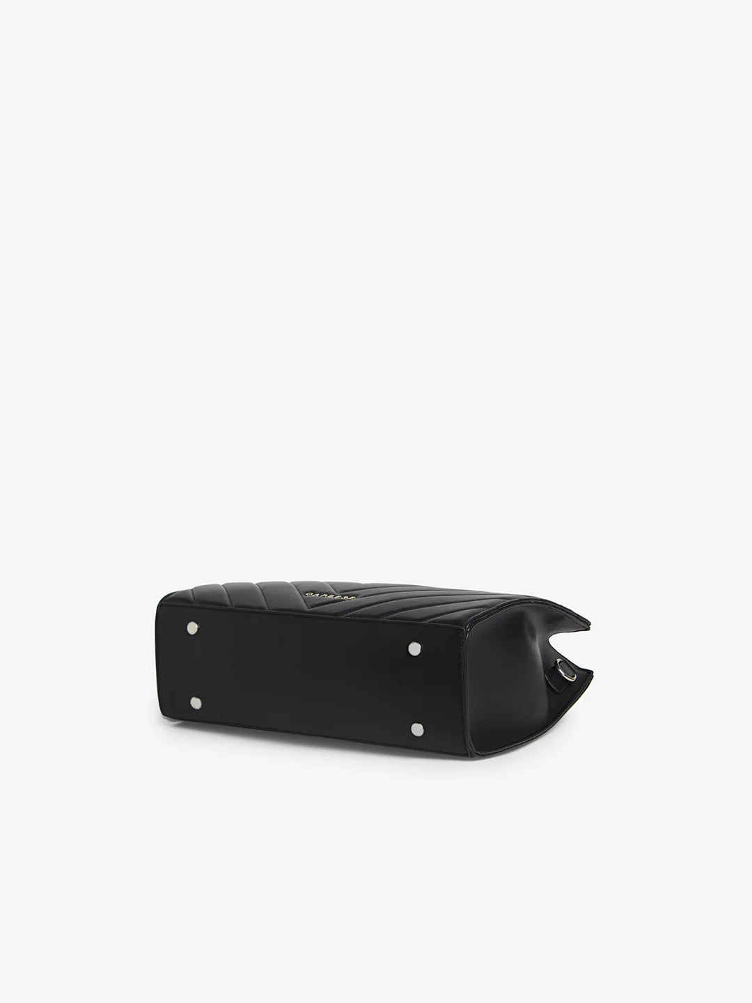 Caprese Riko Medium Black Satchel Bag - Image 6
