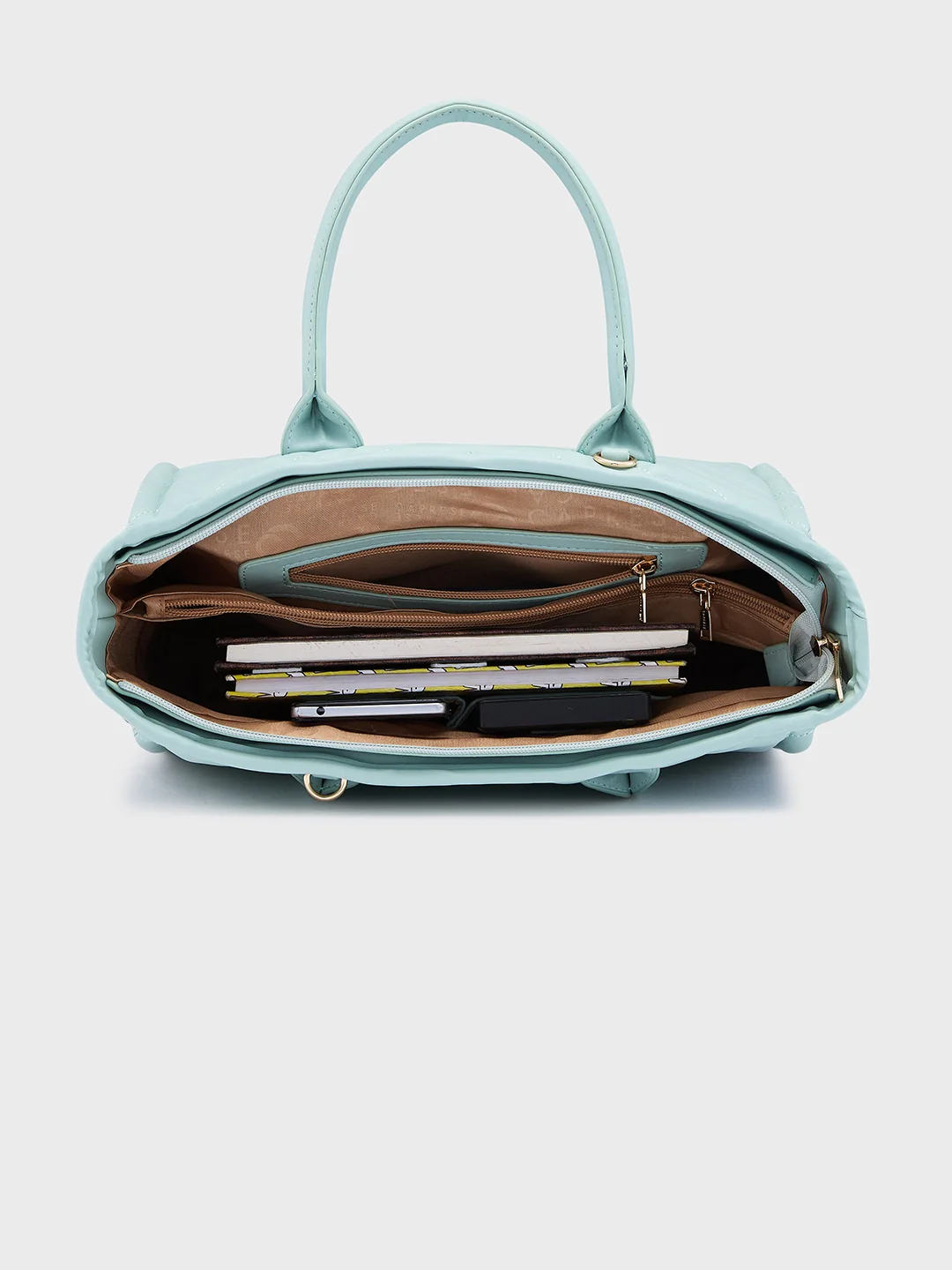 Caprese Riko Medium Mint Tote Bag - Image 6