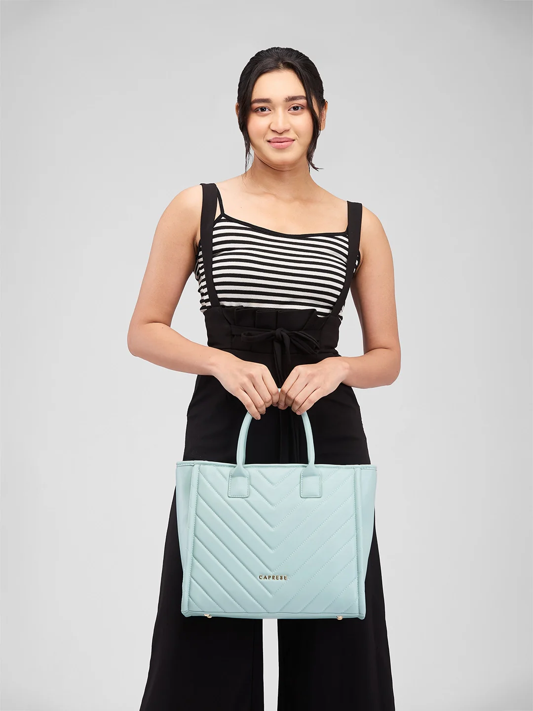 Caprese Riko Medium Mint Tote Bag - Image 9