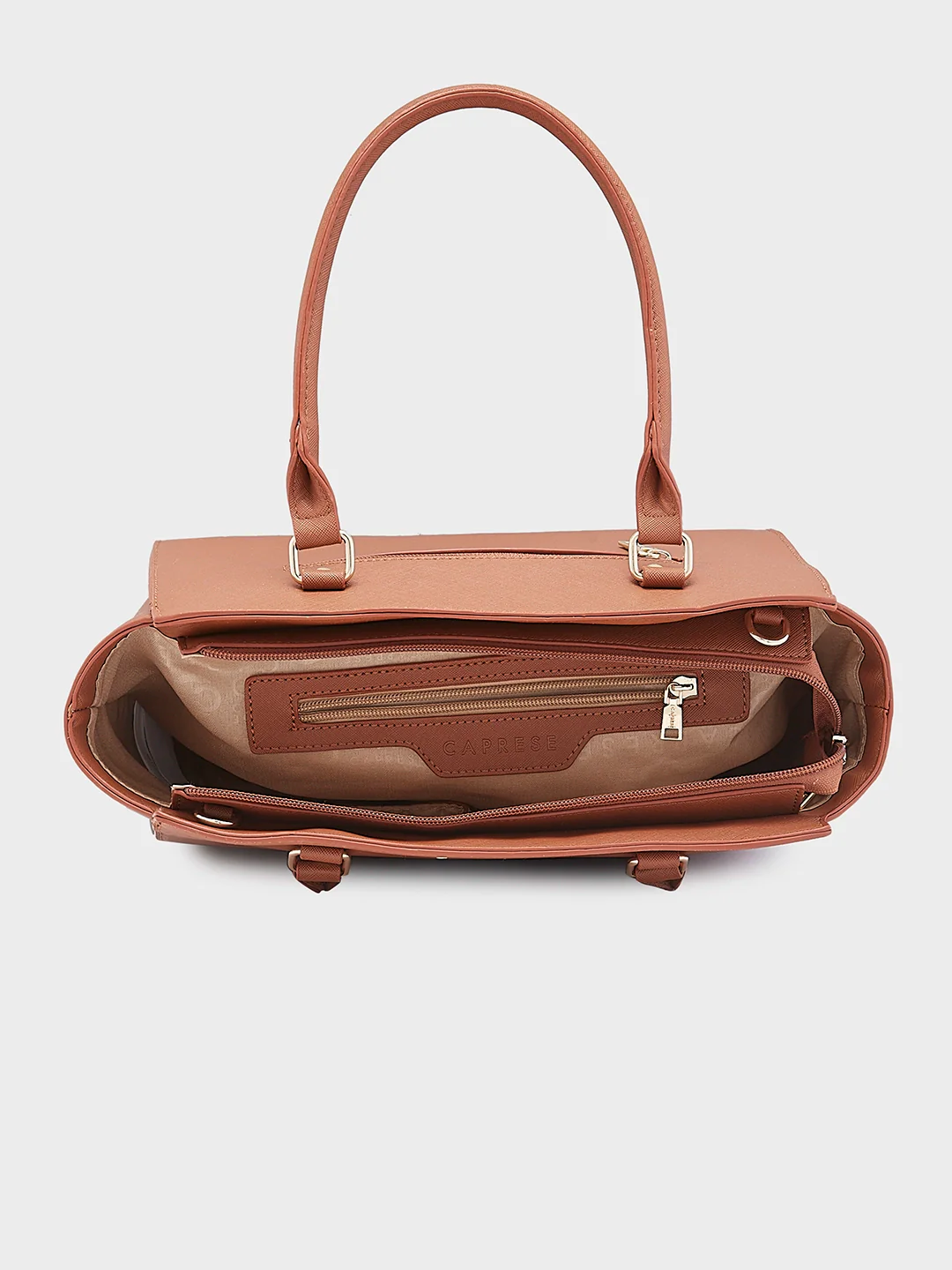 Caprese Rima Medium Brown Tote Bag - Image 11