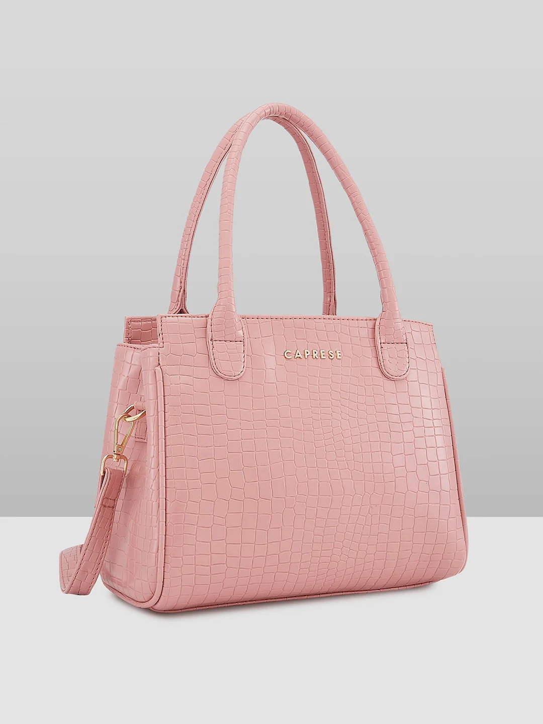 Caprese Rina Medium Blush Satchel Bag - Image 3