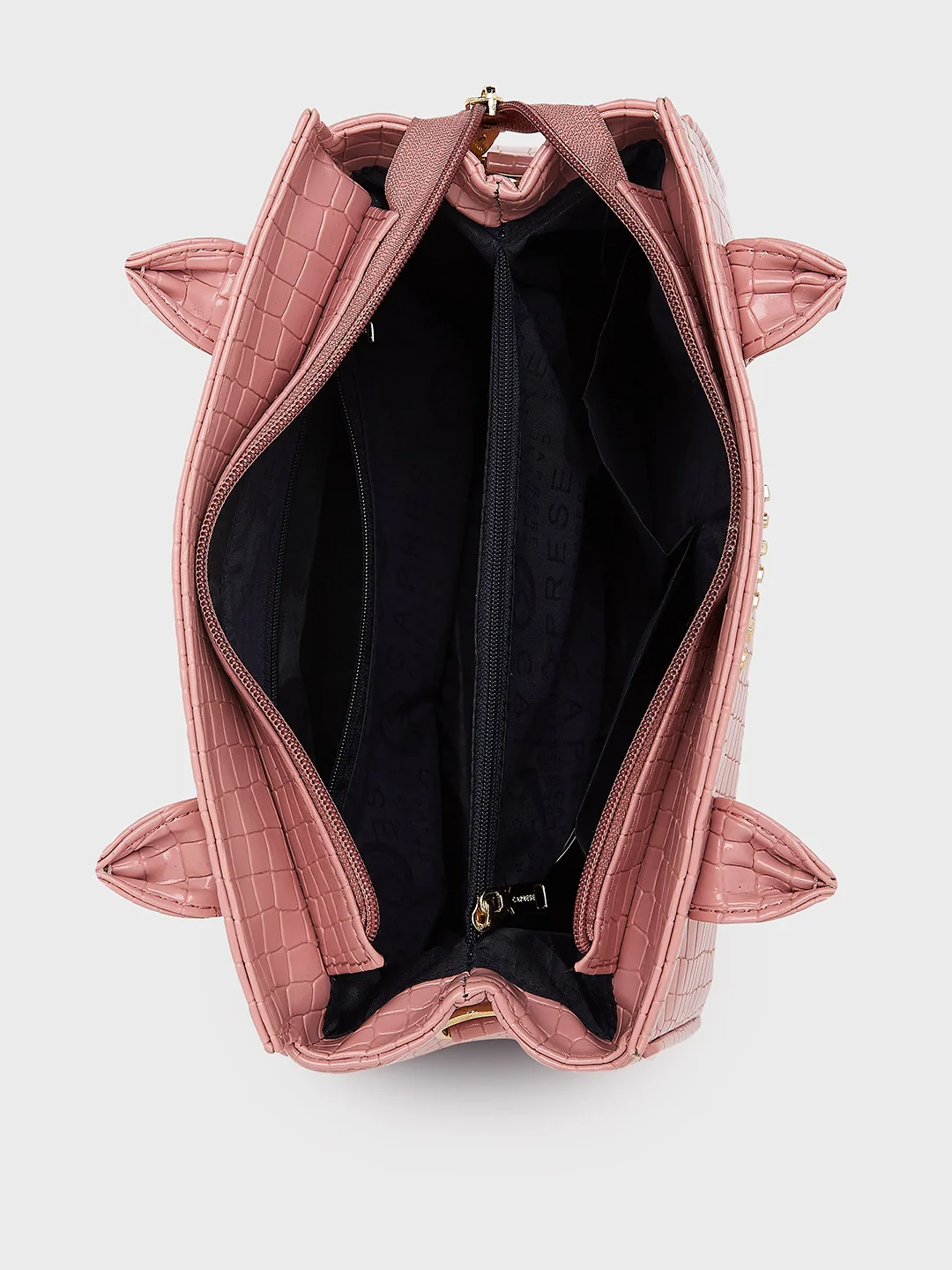 Caprese Rina Medium Blush Satchel Bag - Image 7