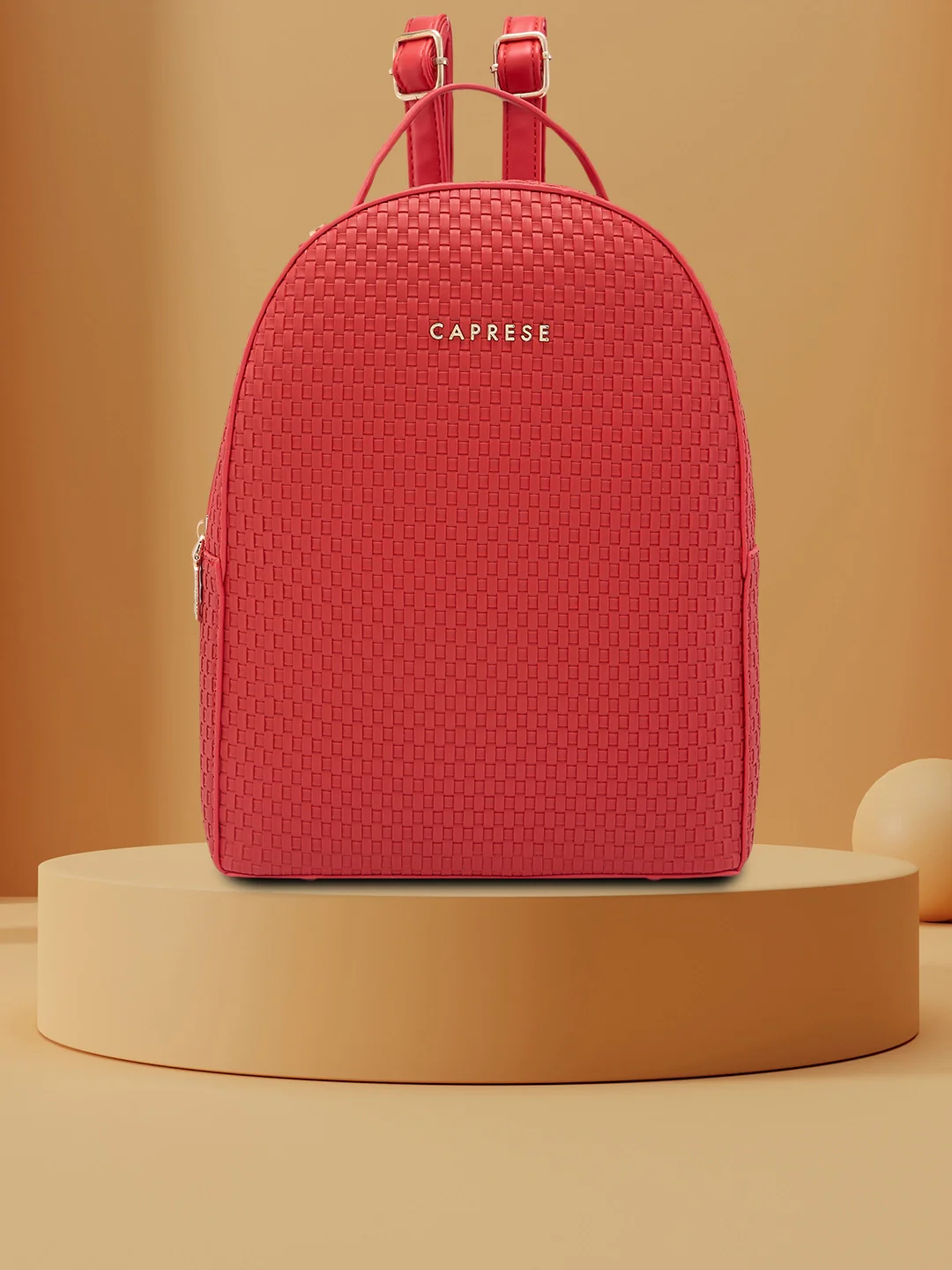Caprese Riva Medium Red Backpack - Image 3