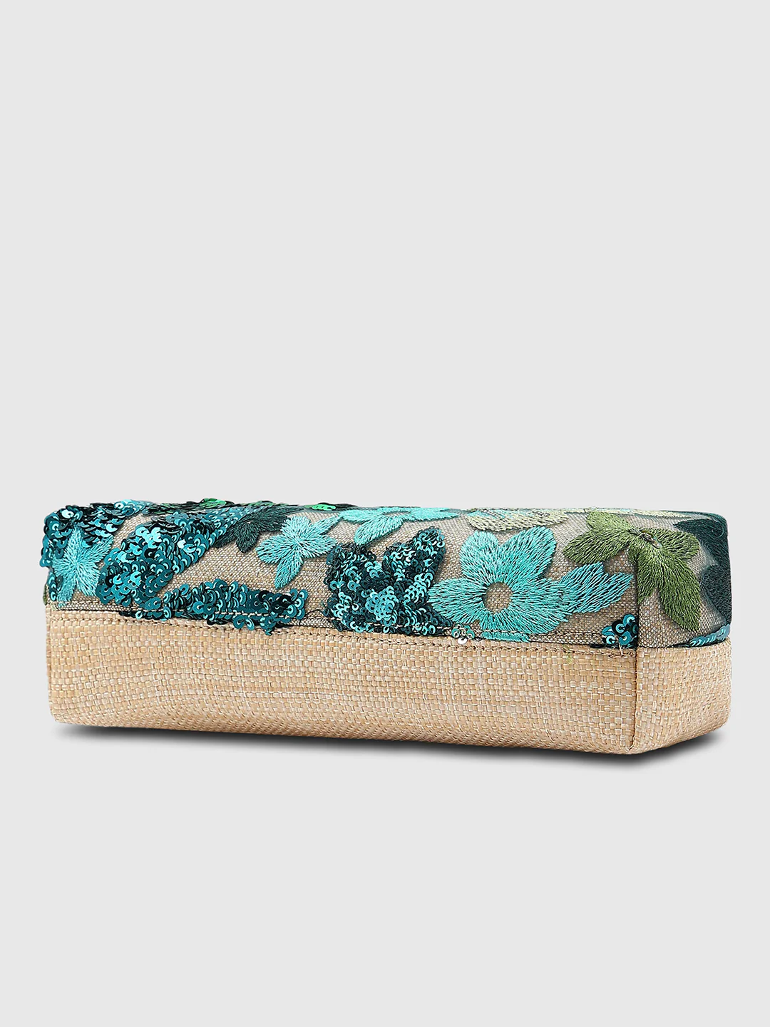Caprese Riyo Medium Green Clutch Bag - Image 13
