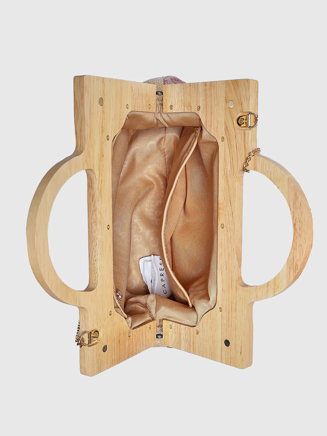 Caprese Riyo Medium Lilac Clutch Bag - Image 15