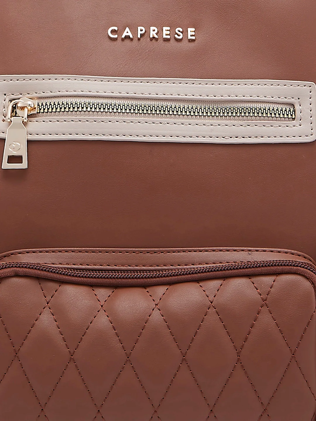 Caprese Roberta Large Brown Tote Bag - Image 11