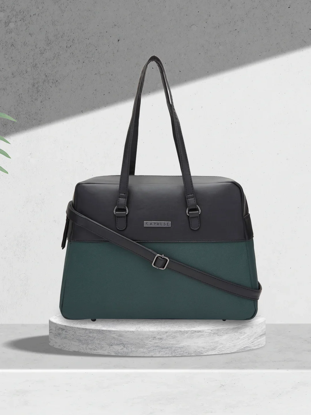 Caprese Rogue Large Teal Satchel Bag - Image 2