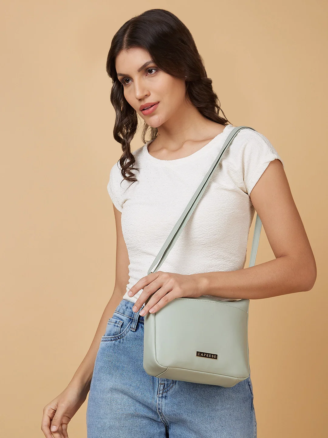 Caprese Rohde Small Green Crossbody Bag - Image 2