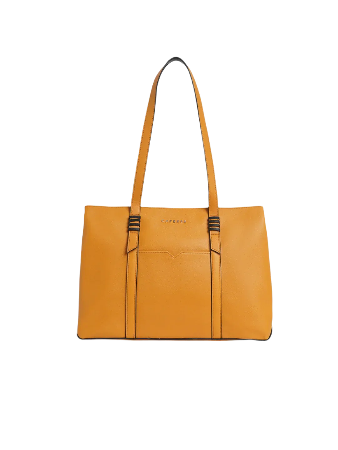 Caprese Roma Large Yellow Tote Bag - Image 10