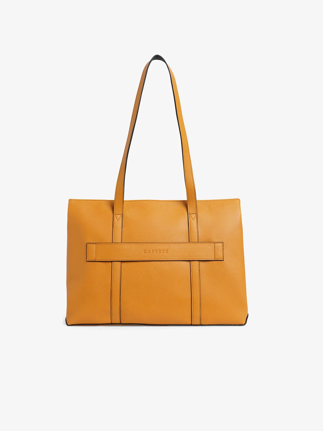 Caprese Roma Large Yellow Tote Bag - Image 8