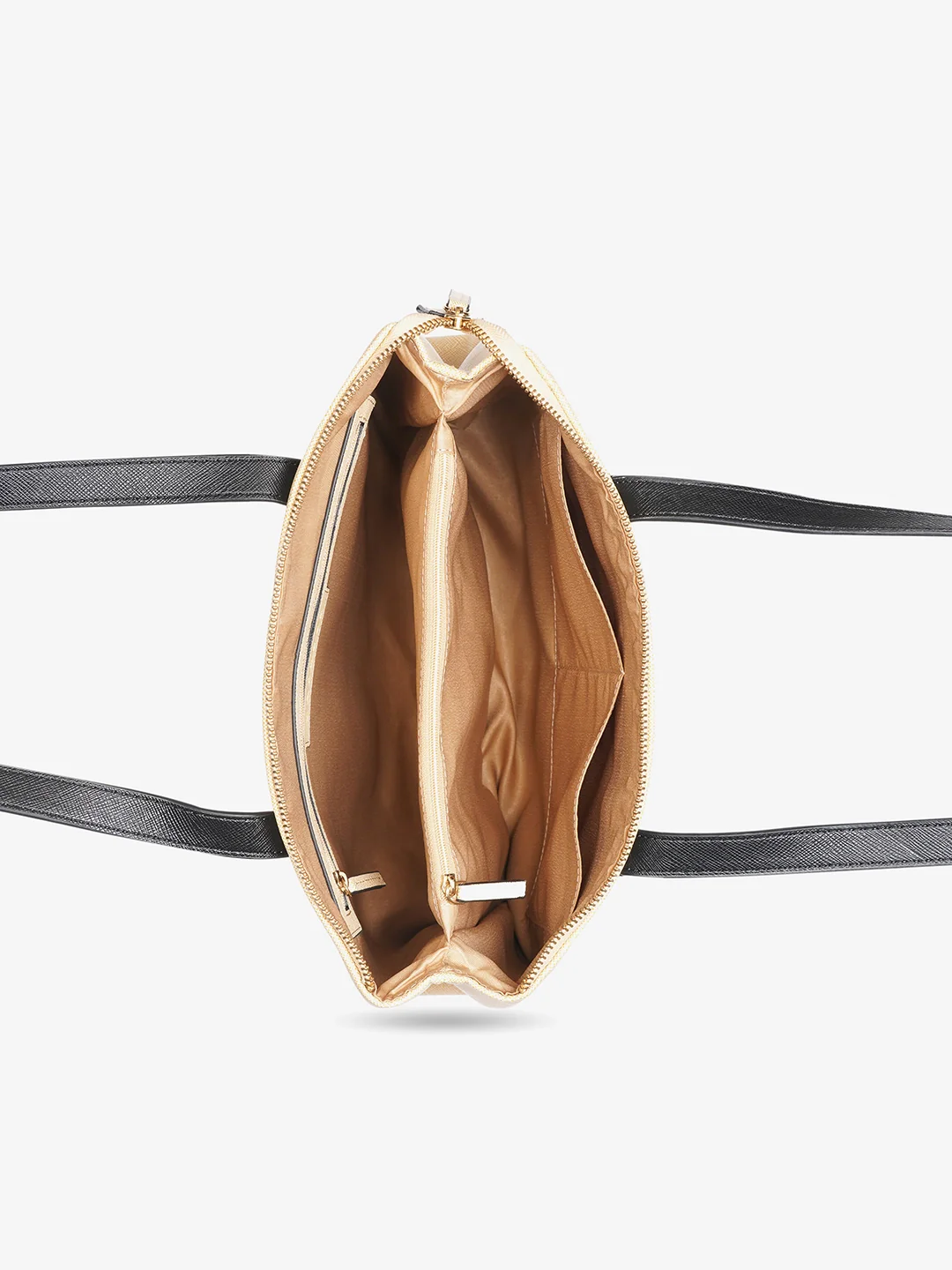 Caprese Roma Medium Beige Tote Bag - Image 6