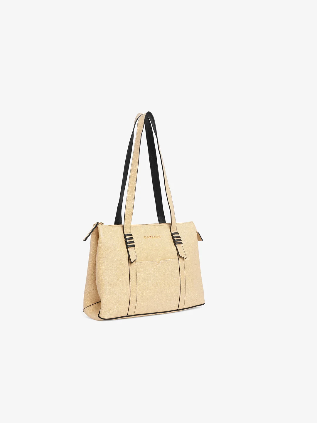 Caprese Roma Medium Beige Tote Bag - Image 8
