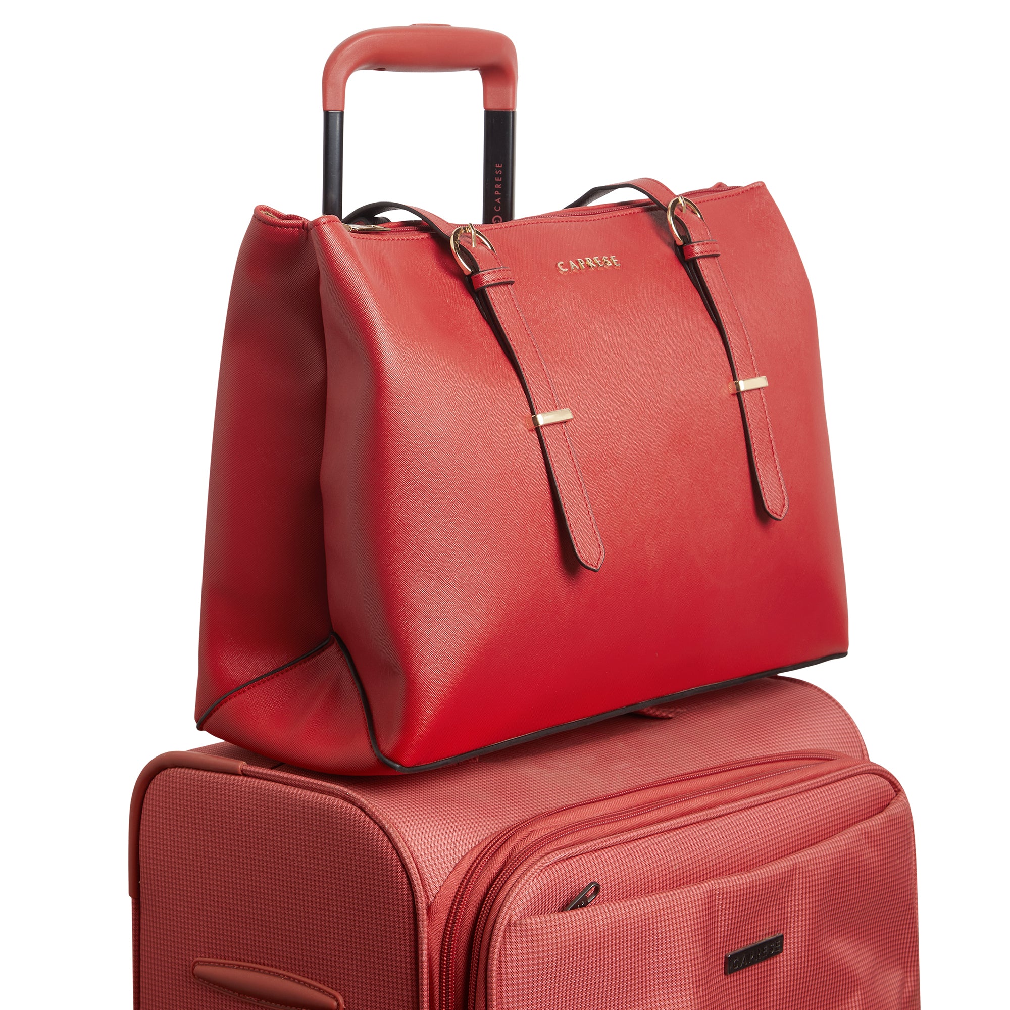 Caprese  Romano  Large Bold Red Tote Bag - Image 10