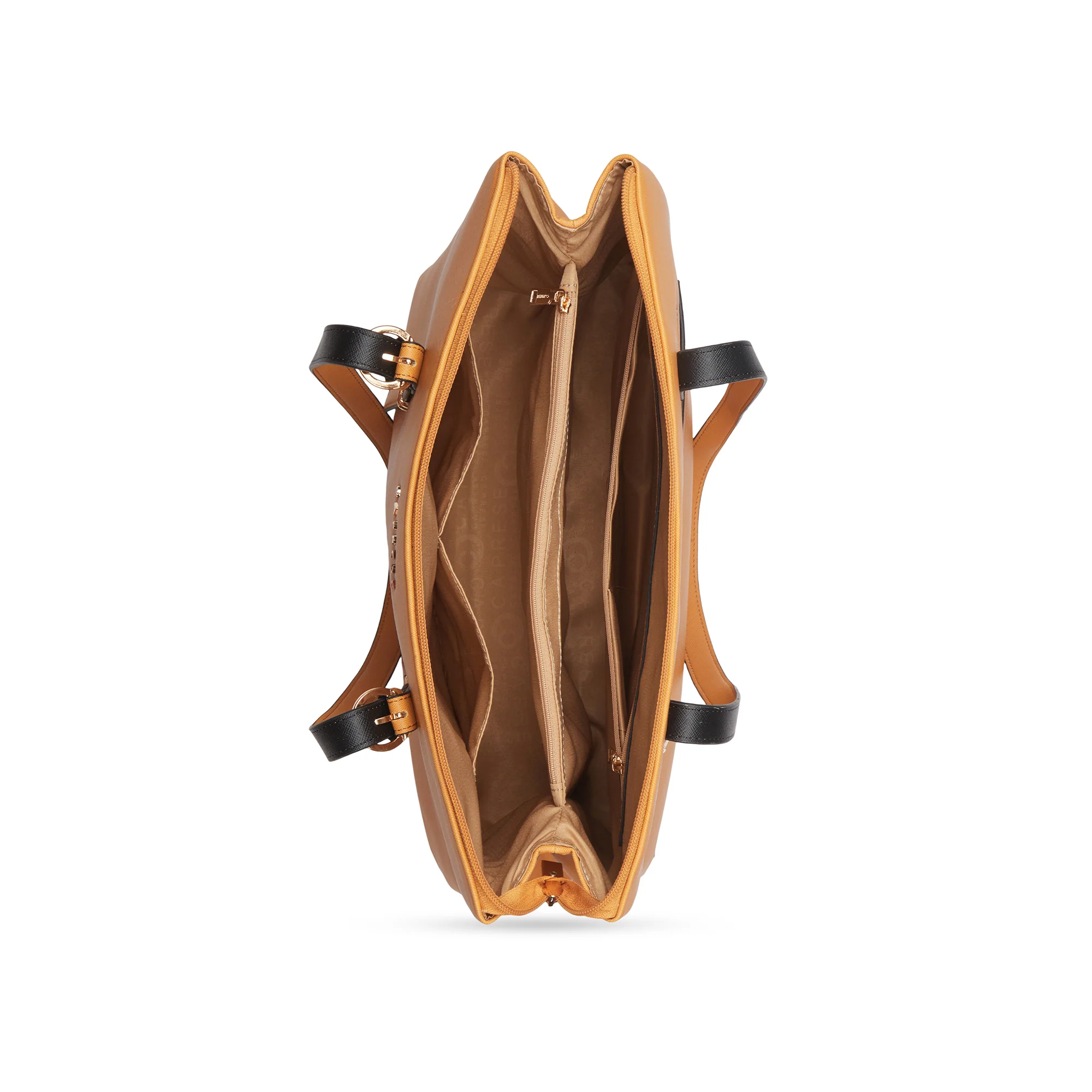 Caprese  Romano  Large Ochre Tote Bag - Image 5