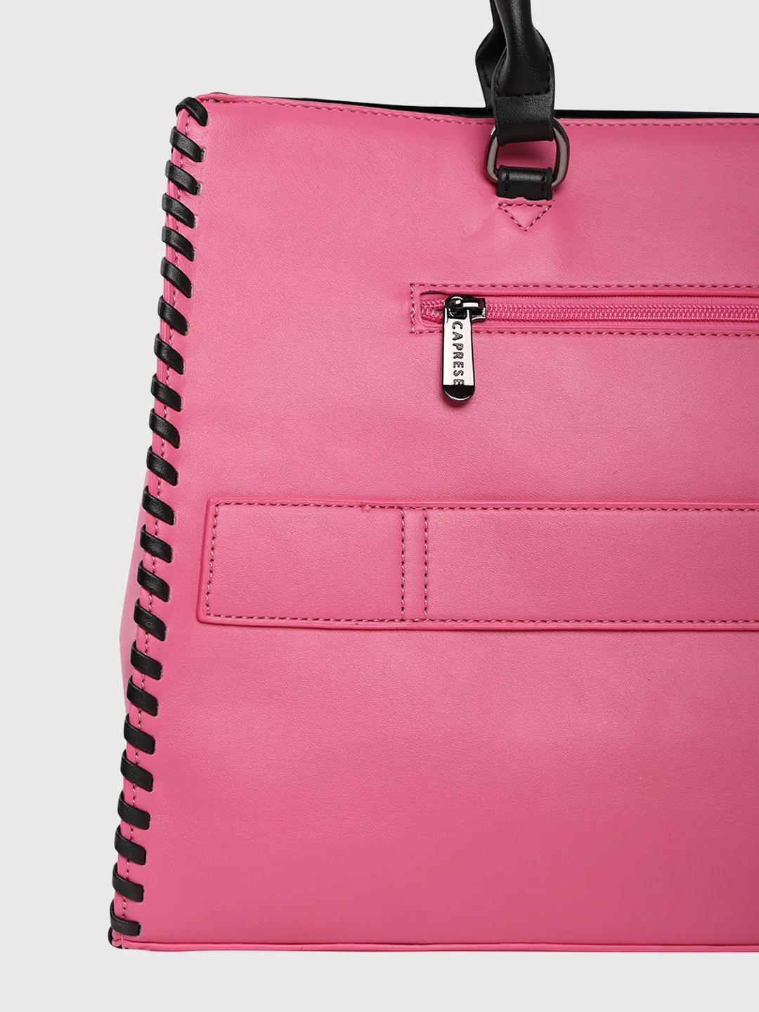 Caprese Rome Large Flamingo Laptop Satchel Bag - Image 5
