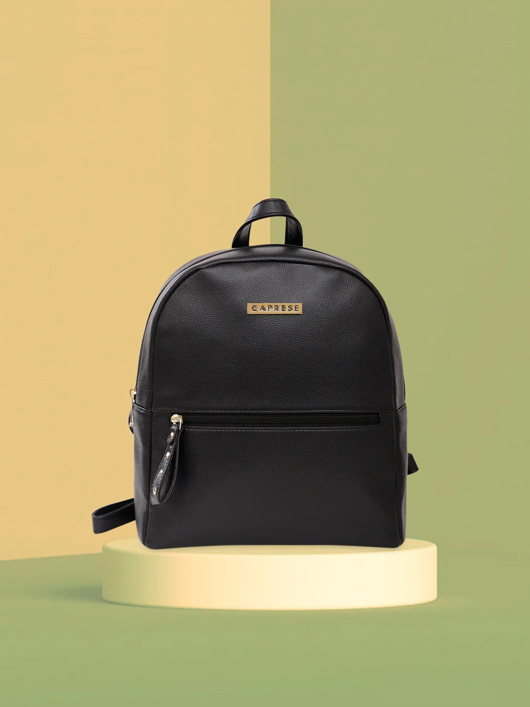 Caprese Rome Medium Black Backpack - Image 13