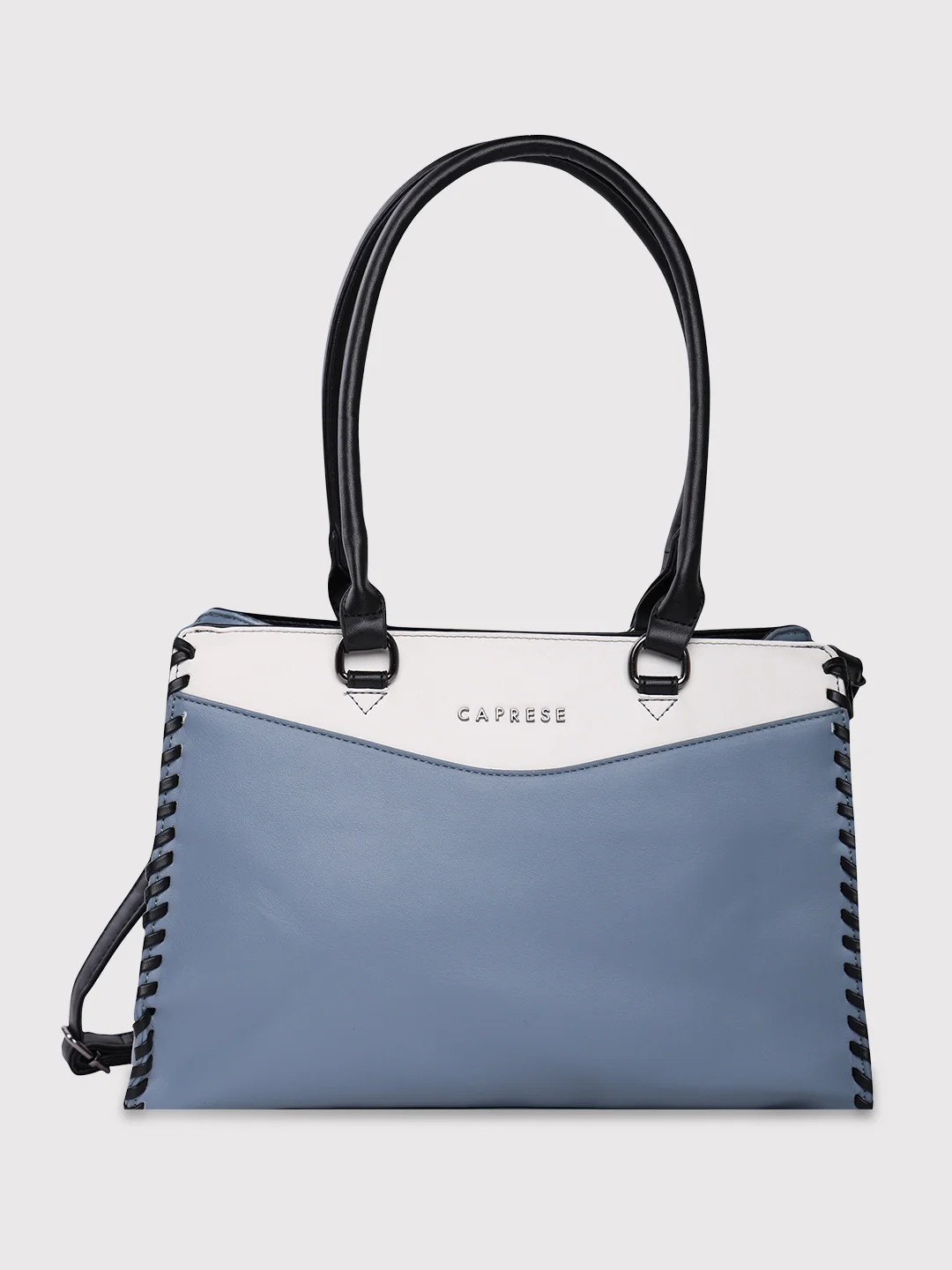 Caprese Rome Medium Blue Satchel Bag
