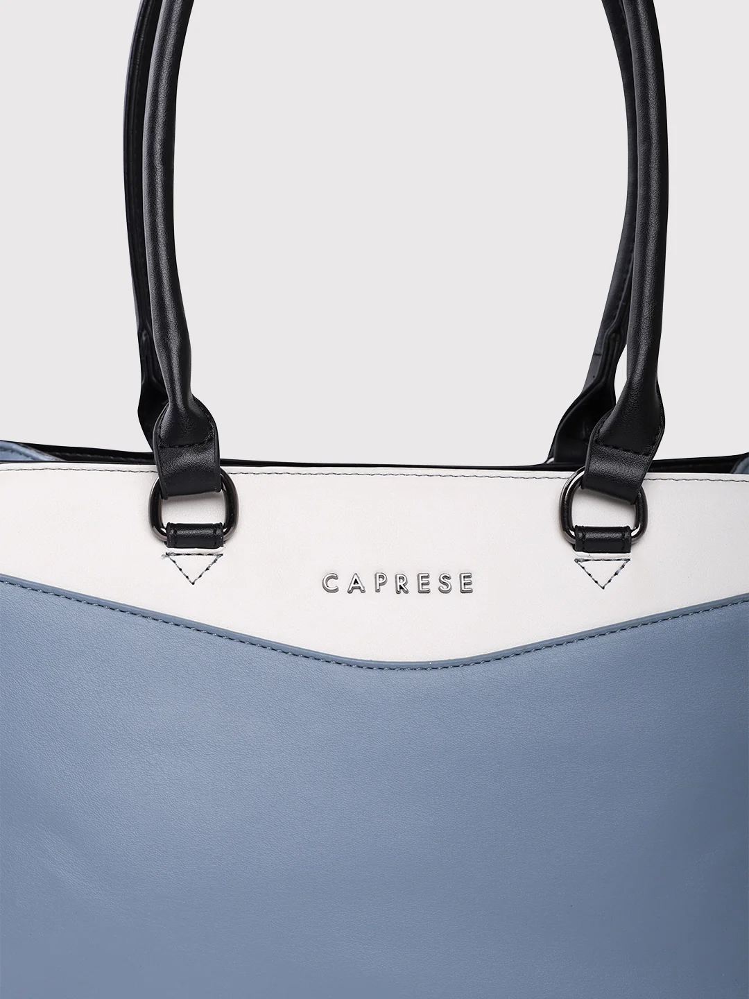 Caprese Rome Medium Blue Satchel Bag - Image 10