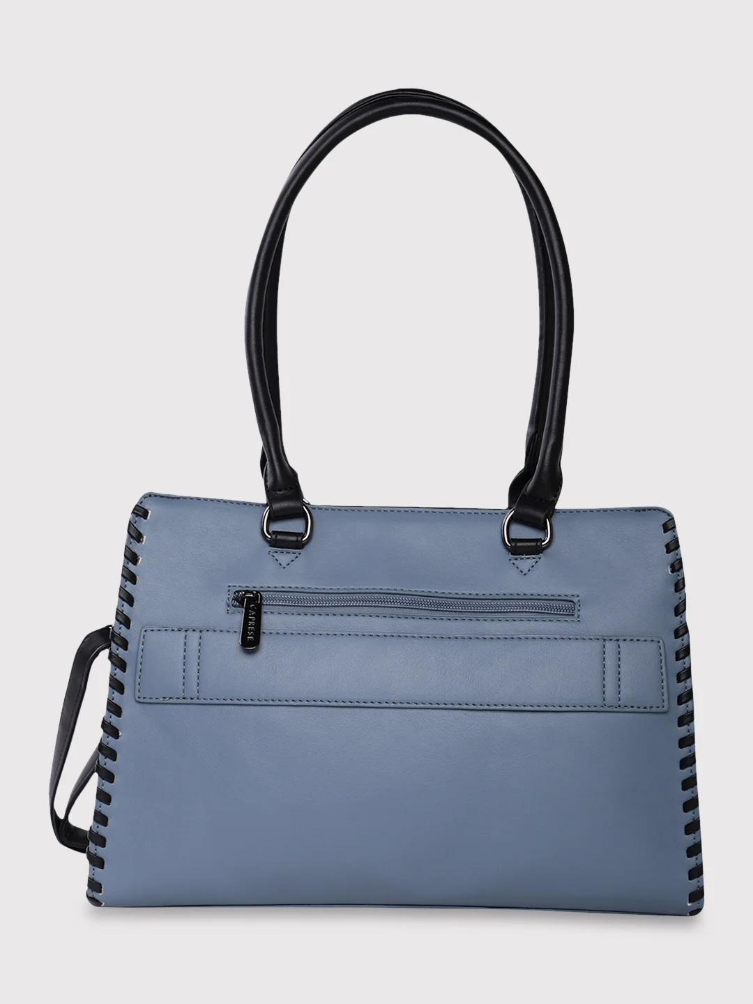 Caprese Rome Medium Blue Satchel Bag - Image 5