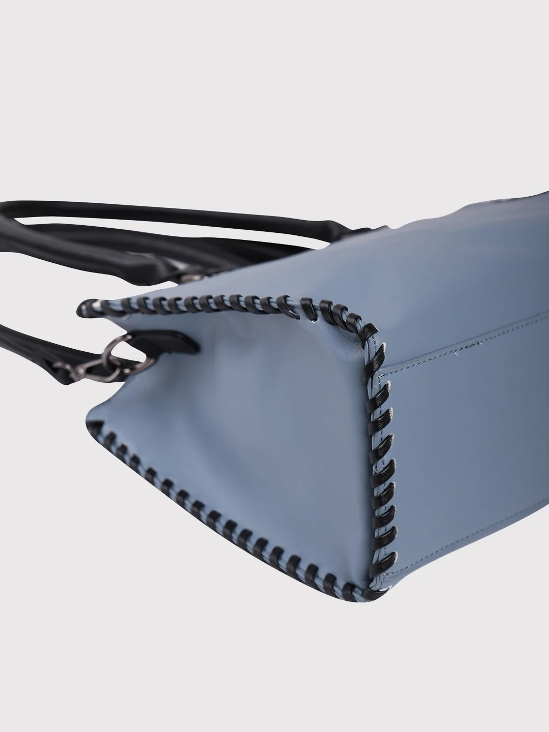 Caprese Rome Medium Blue Satchel Bag - Image 8