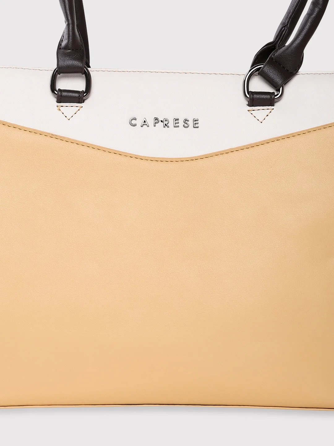 Caprese Rome Medium Yellow Satchel Bag - Image 13