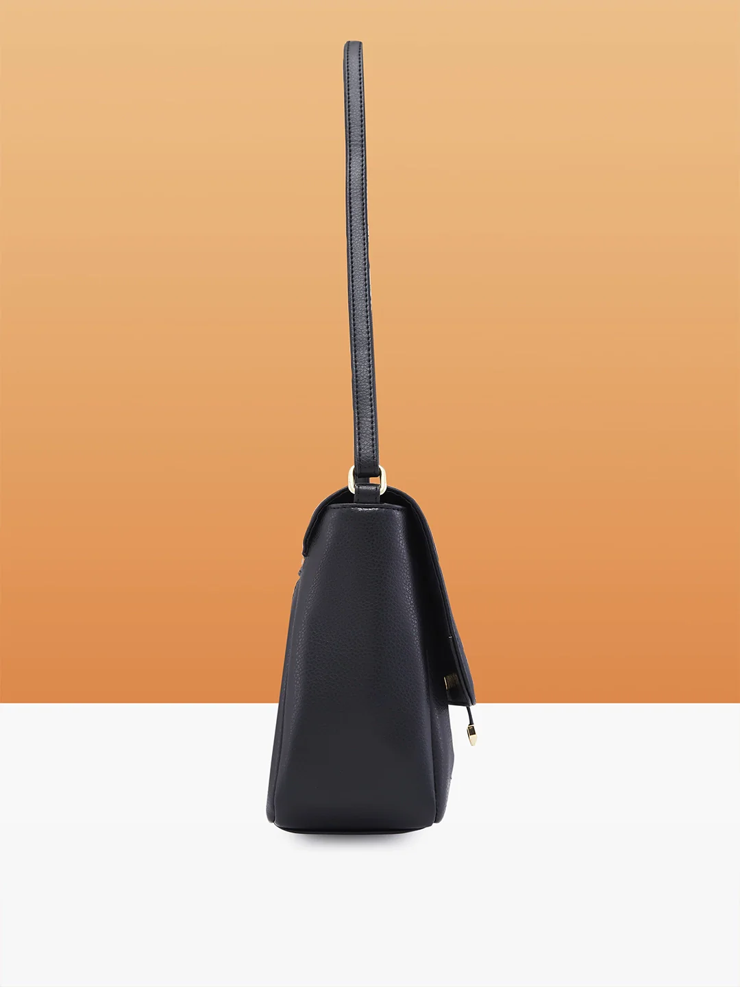 Caprese Romea Medium Black Sling Bag - Image 13