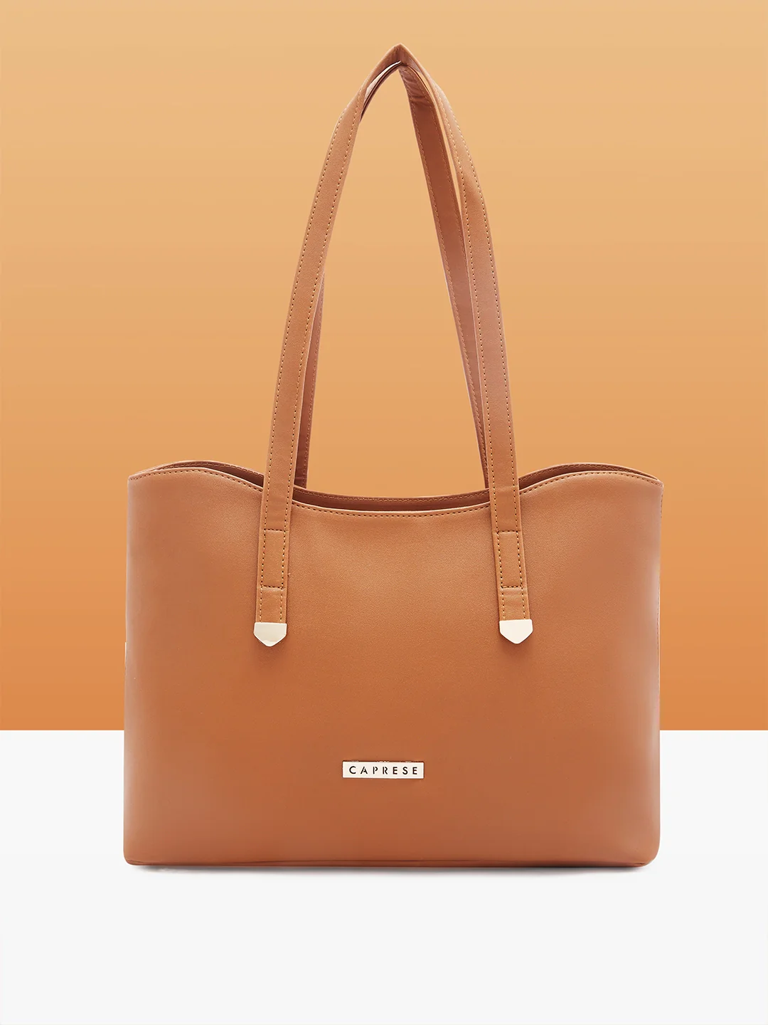 Caprese Romea Medium Tan Tote Bag