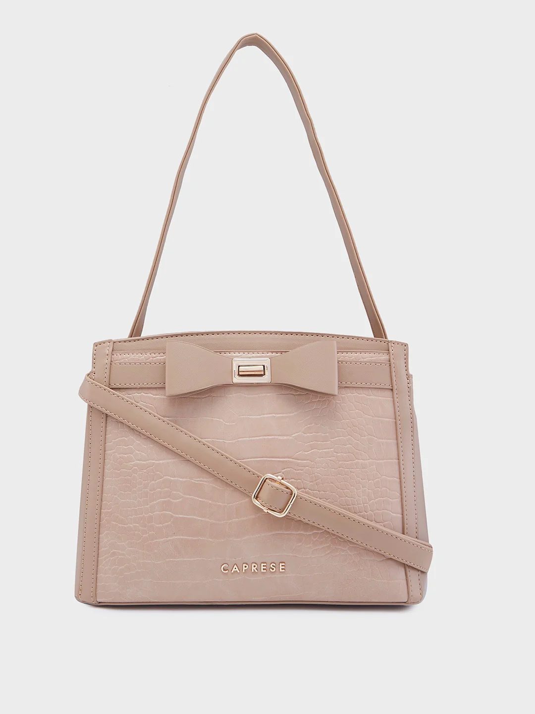 Caprese Romita Medium Beige Hobo Bag - Image 13