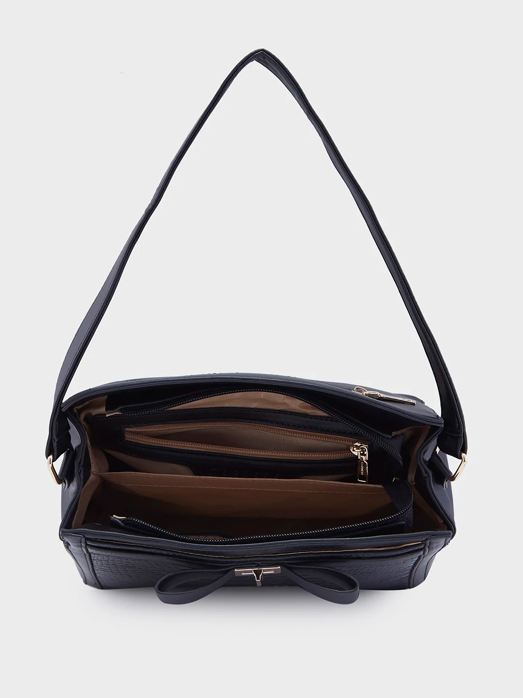 Caprese Romita Medium Black Hobo Bag - Image 9