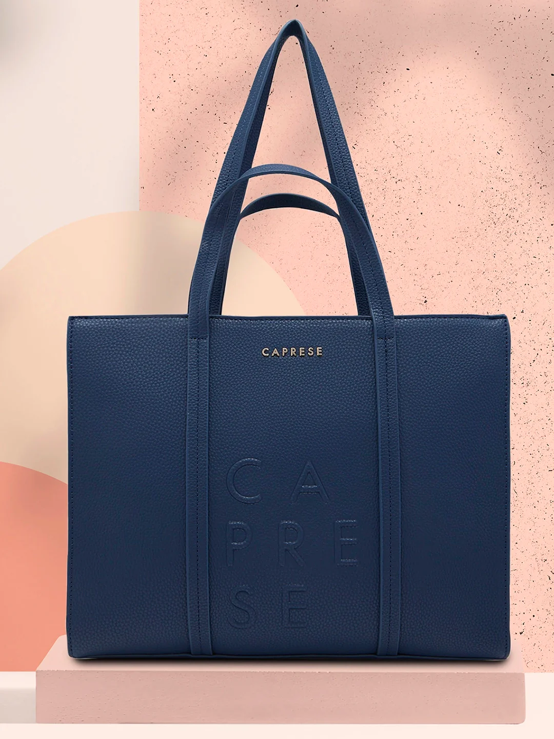 Caprese Roni Medium Blue Tote Bag - Image 3