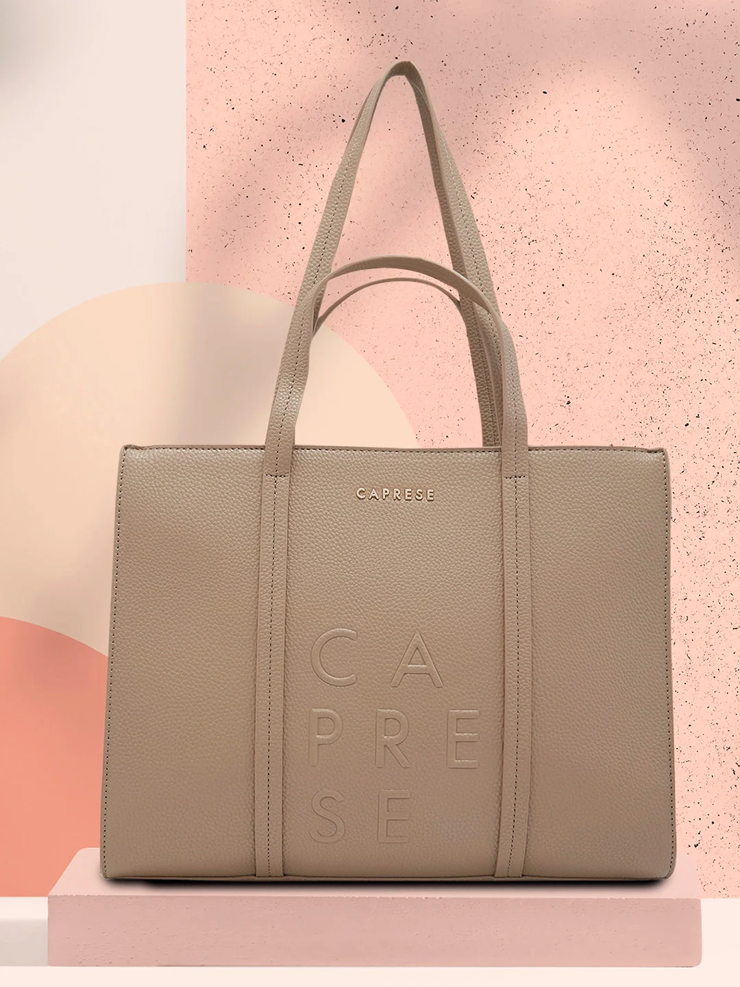 Caprese Roni Medium Brown Tote Bag - Image 3