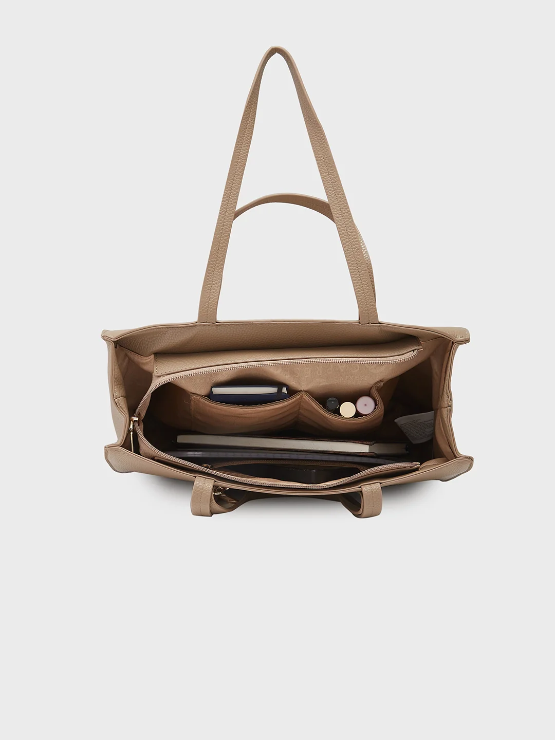 Caprese Roni Medium Brown Tote Bag - Image 9