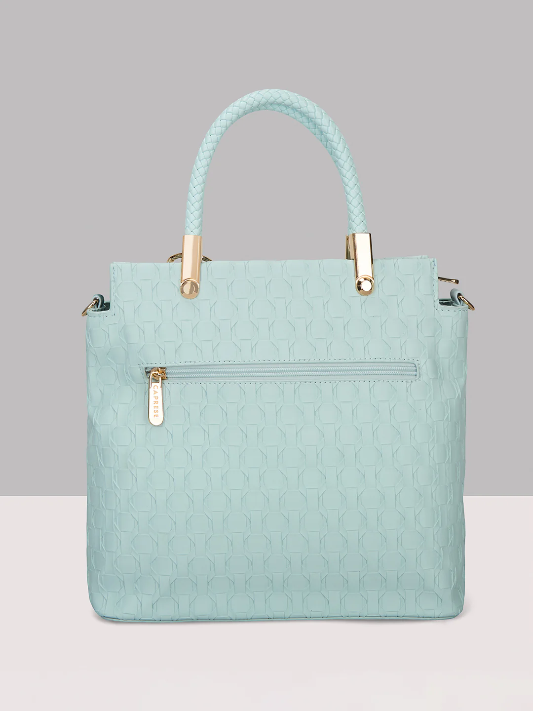Caprese Rosa Small Light Blue Tote Bag - Image 5