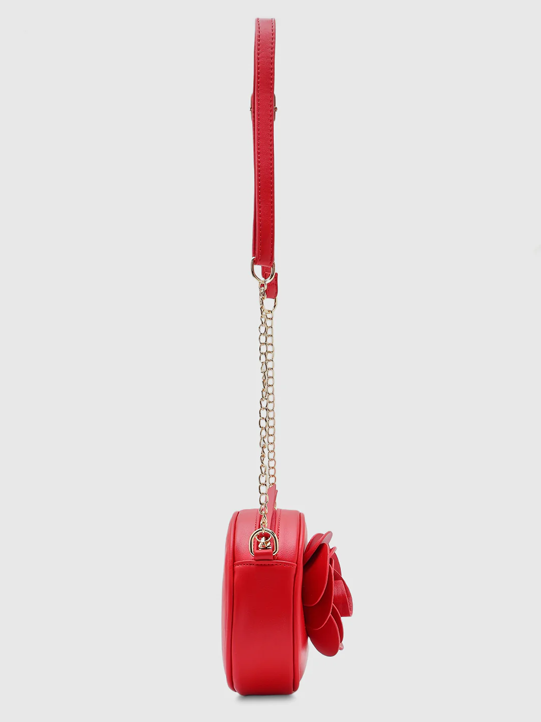 Caprese Rose Medium Red Sling Bag - Image 14