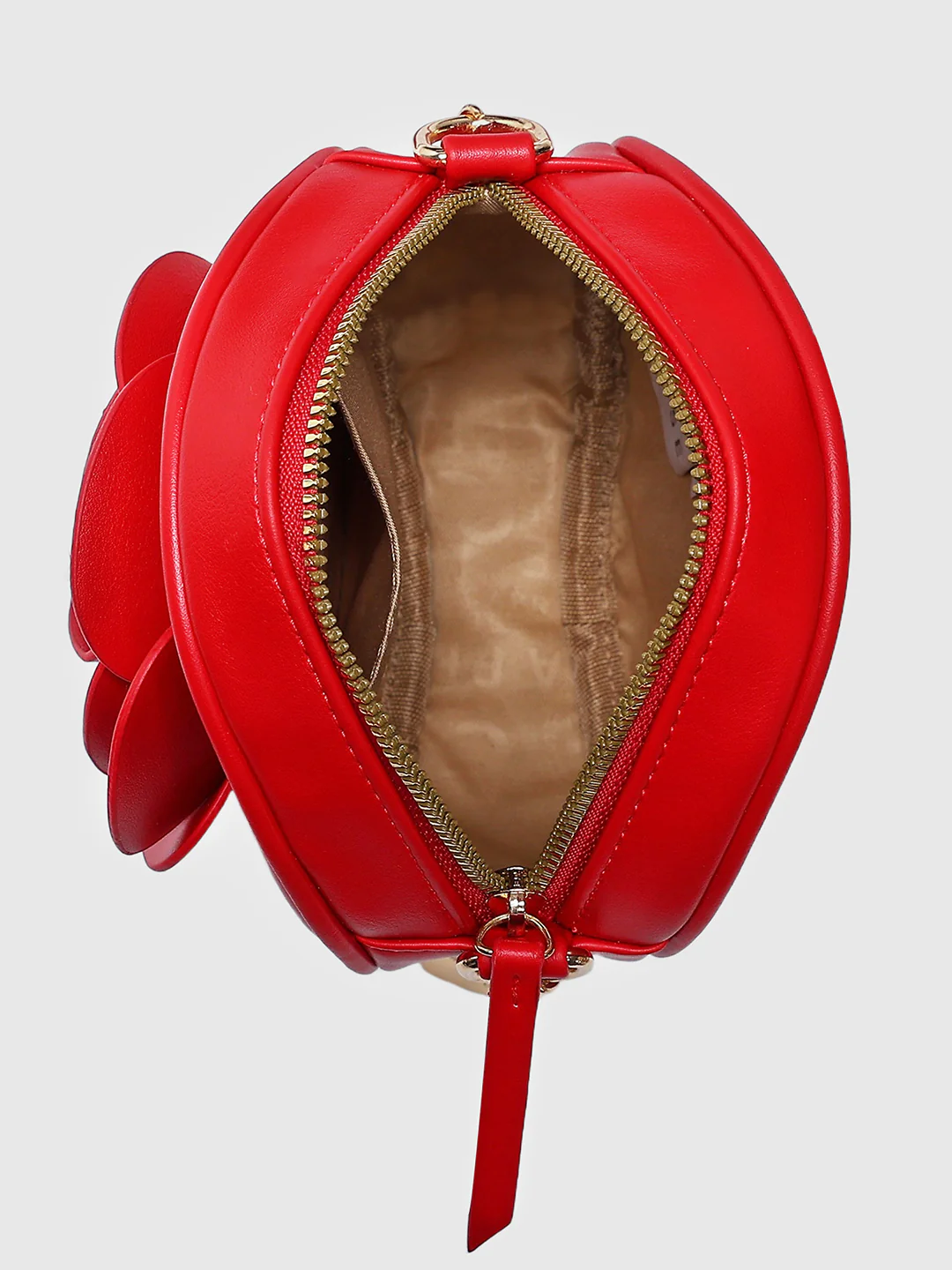 Caprese Rose Medium Red Sling Bag - Image 15