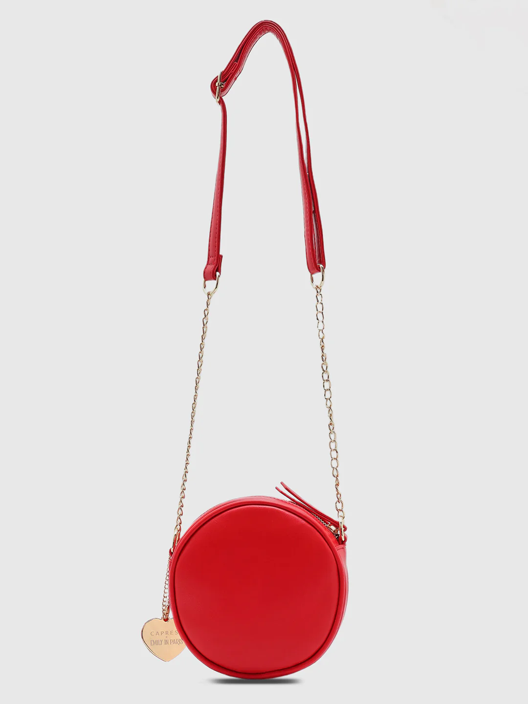 Caprese Rose Medium Red Sling Bag - Image 5
