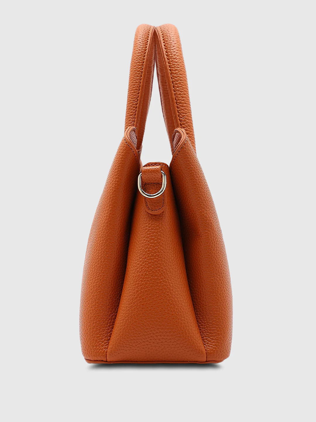 Caprese Rose Small Tan Satchel Bag - Image 14