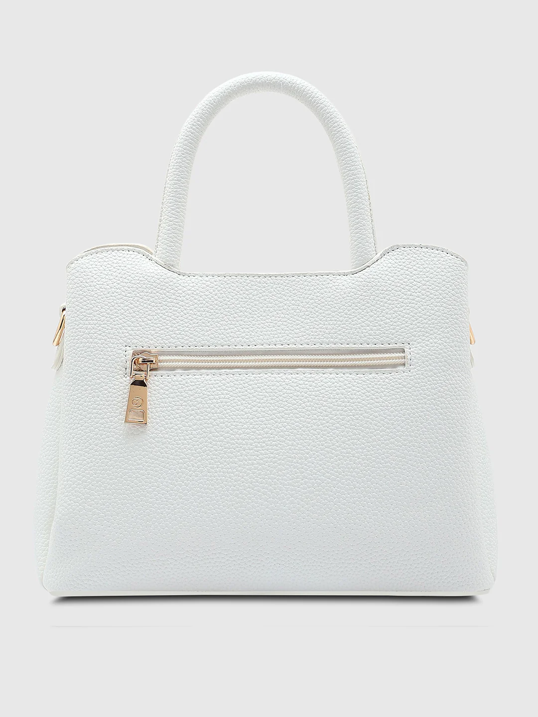 Caprese Rose Small White Satchel Bag - Image 5