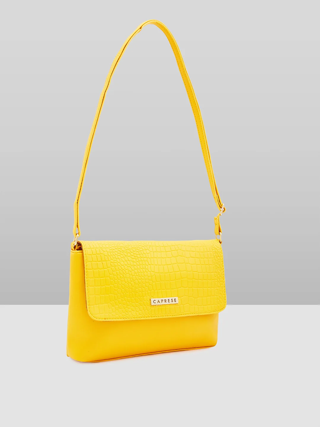 Caprese Rosemary Large Yellow Ochre Sling Bag - Image 5