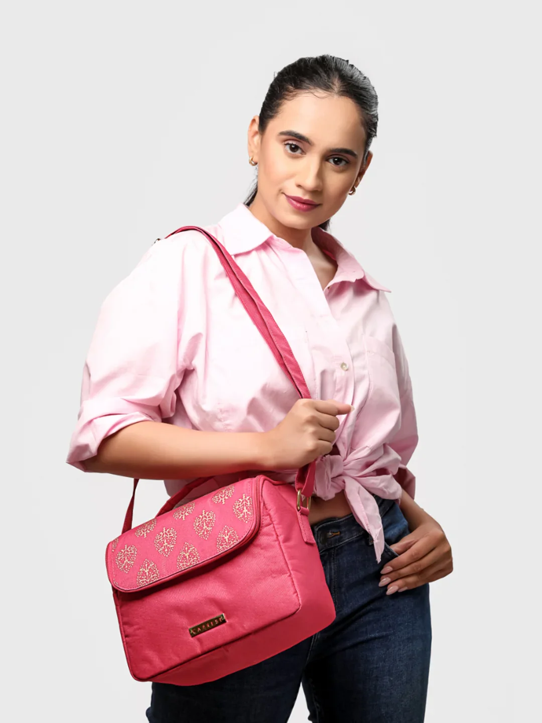 Caprese Rosy Medium Fuchsia Vanity Case - Image 2