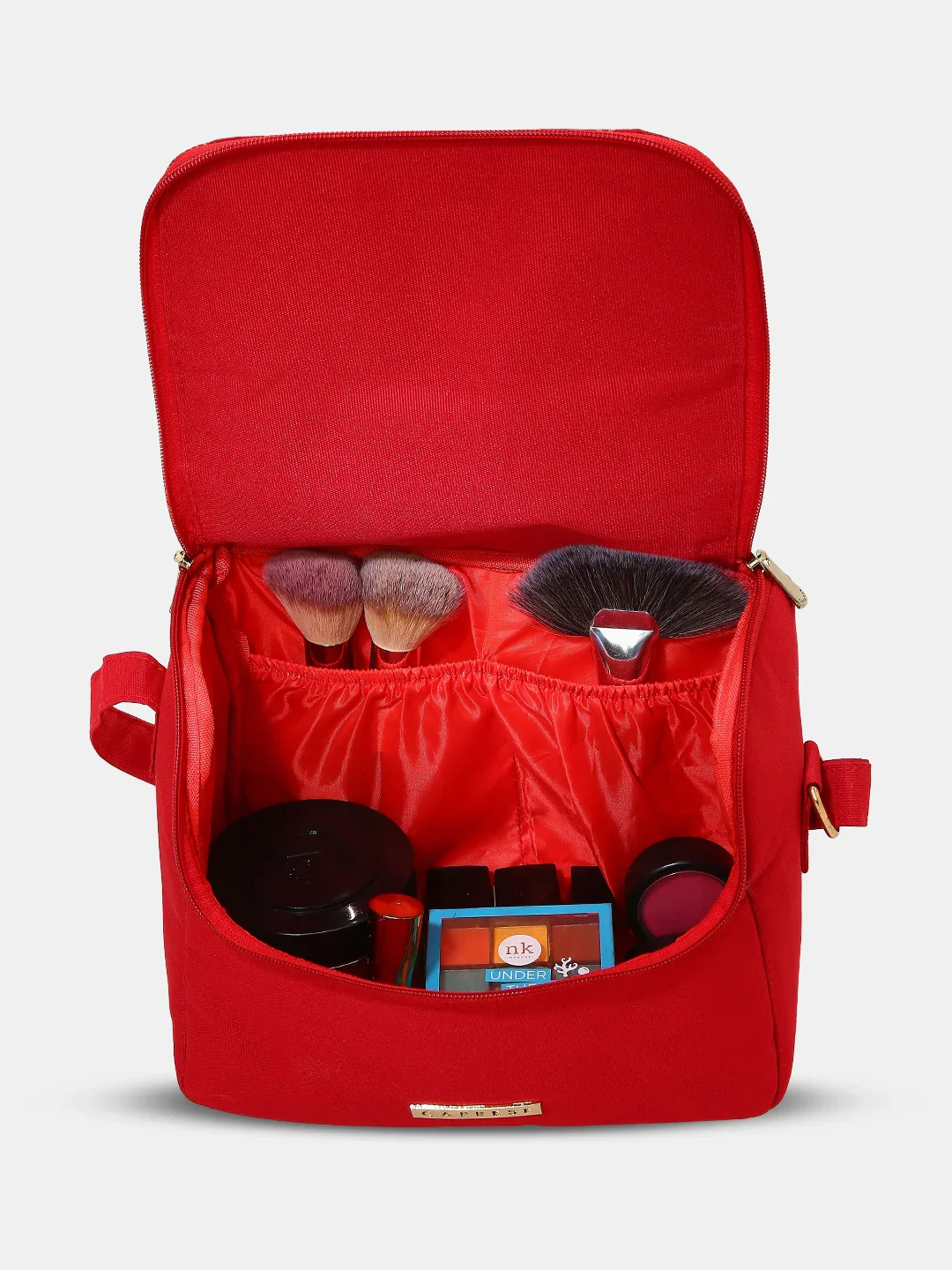 Caprese Rosy Medium Maroon Vanity Case - Image 10